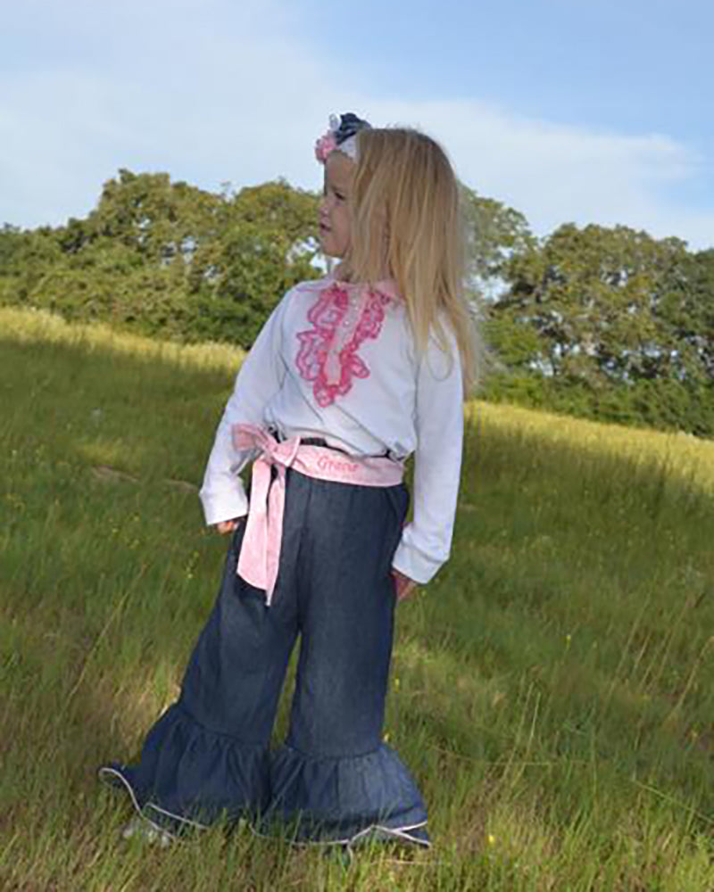 Brandi's Ruffled Polo Shirt for Kids