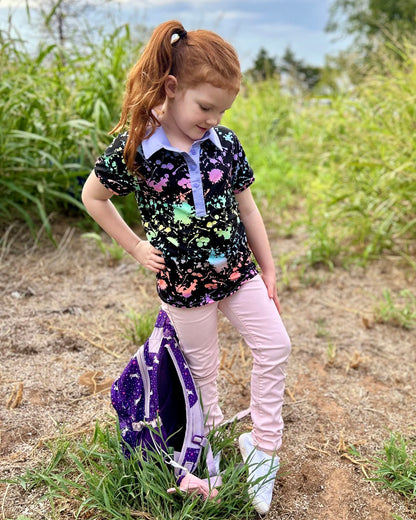 Brandi's Ruffled Polo Shirt for Kids