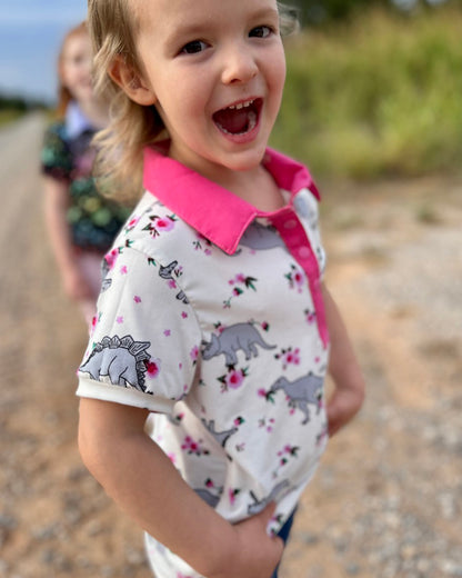 Brandi's Ruffled Polo Shirt for Kids