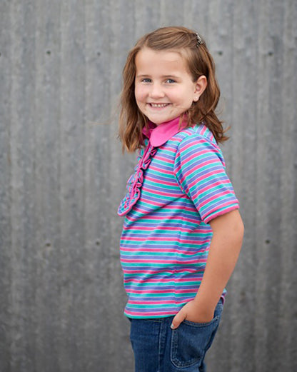 Brandi's Ruffled Polo Shirt for Kids