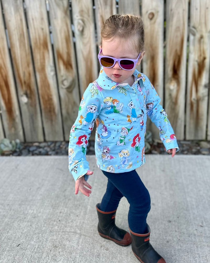 Brandi's Ruffled Polo Shirt for Kids