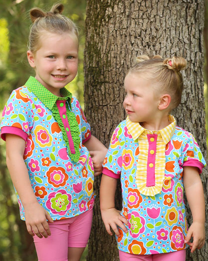 Brandi's Ruffled Polo Shirt for Kids