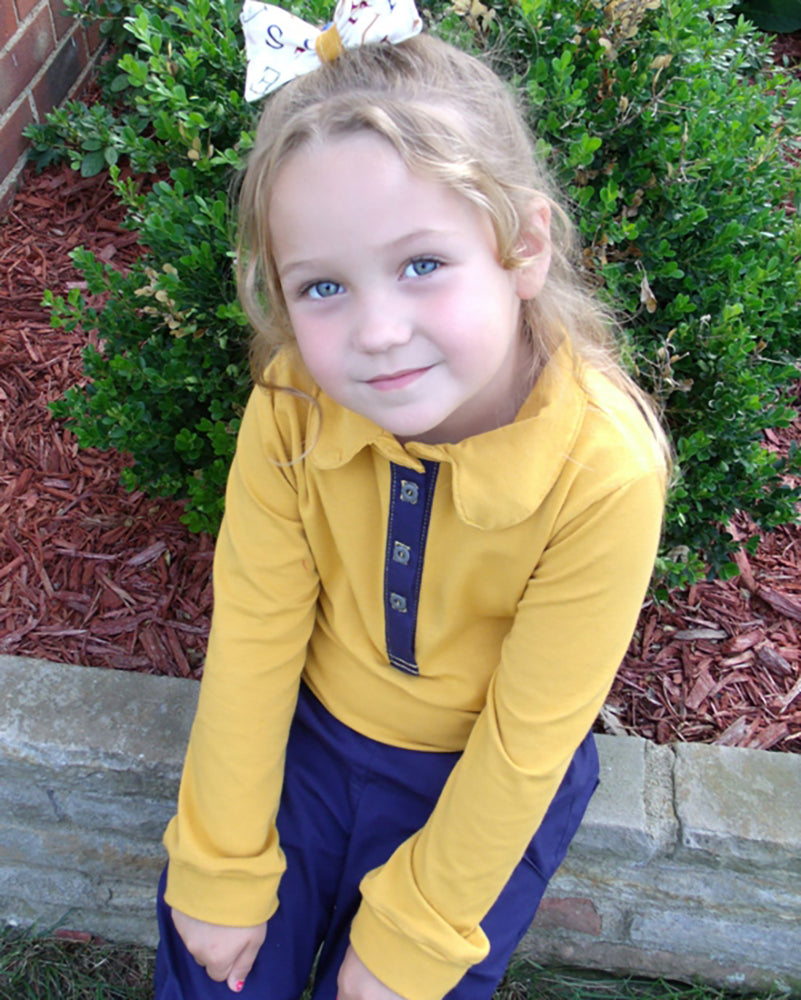 Brandi's Ruffled Polo Shirt for Kids