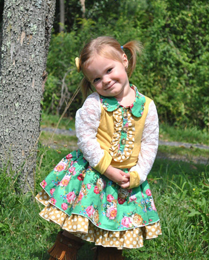 Brandi's Ruffled Polo Shirt for Kids