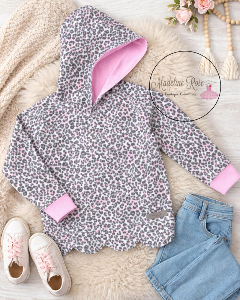 Daisy's Scalloped Hoodie for Kids