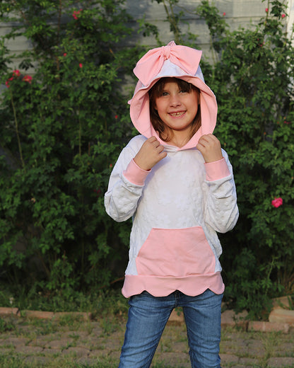 Daisy's Scalloped Hoodie for Kids