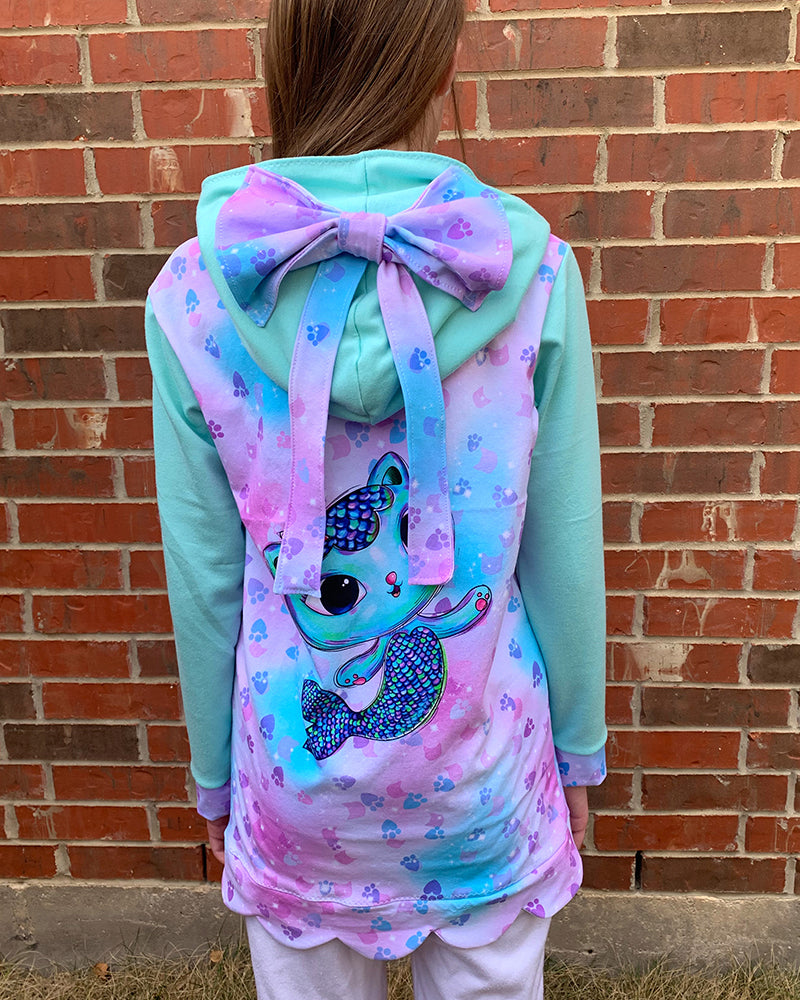 Daisy's Scalloped Hoodie for Kids