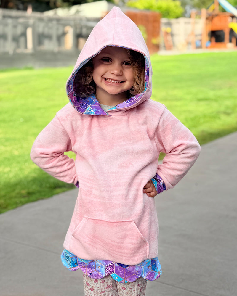 Daisy's Scalloped Hoodie for Kids
