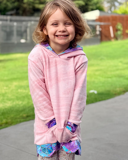 Daisy's Scalloped Hoodie for Kids