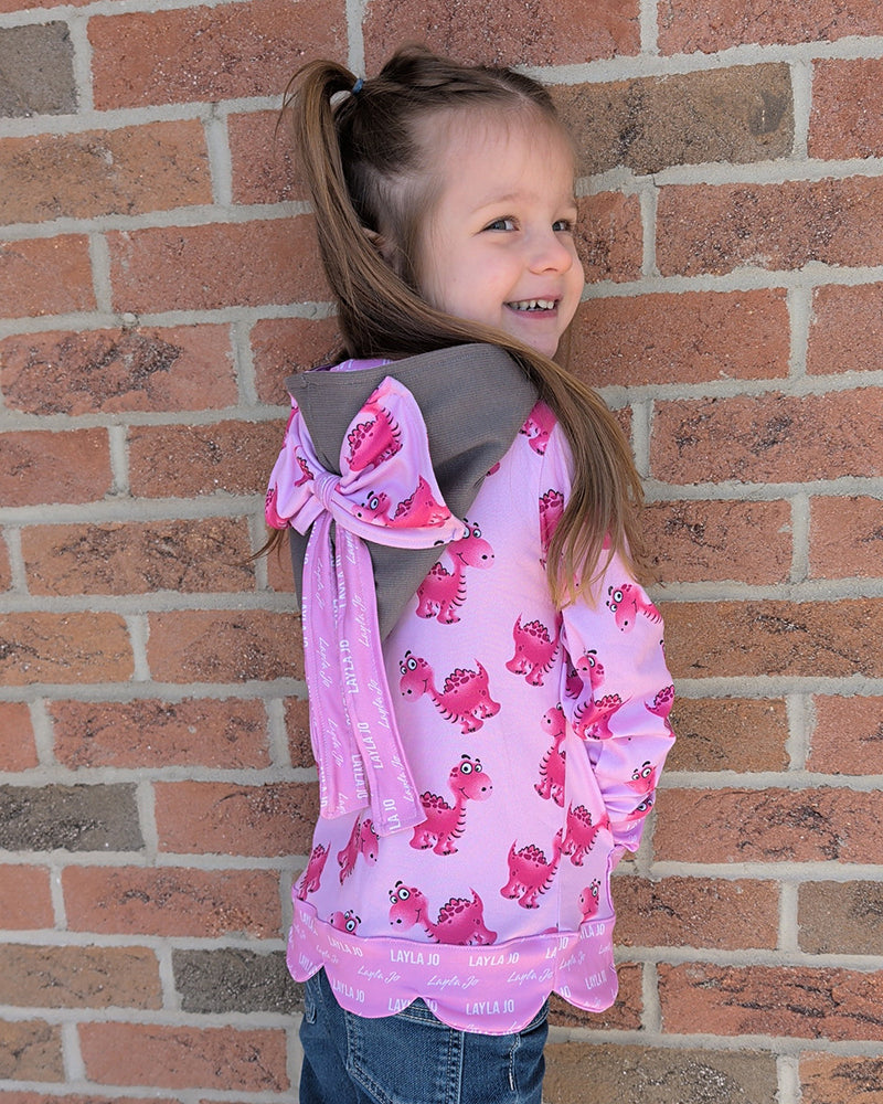 Daisy's Scalloped Hoodie for Kids