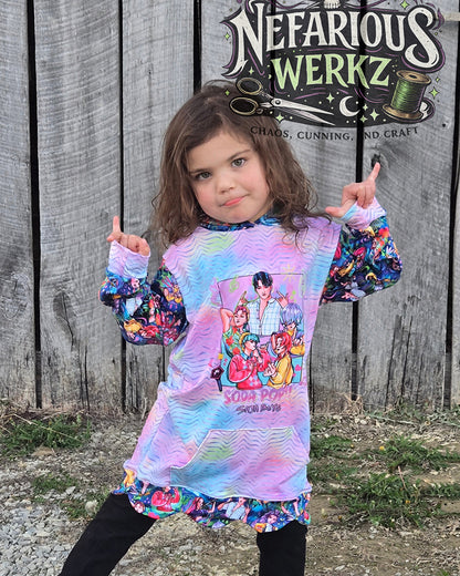 Daisy's Scalloped Hoodie for Kids