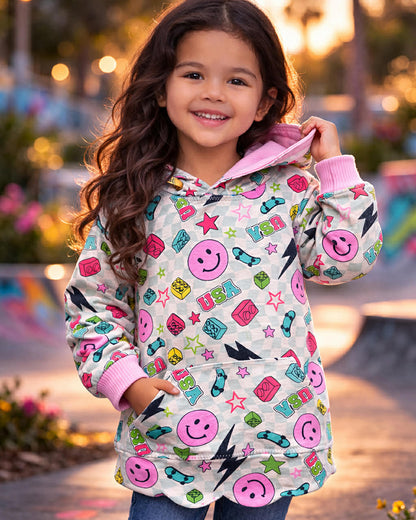 Daisy's Scalloped Hoodie for Kids