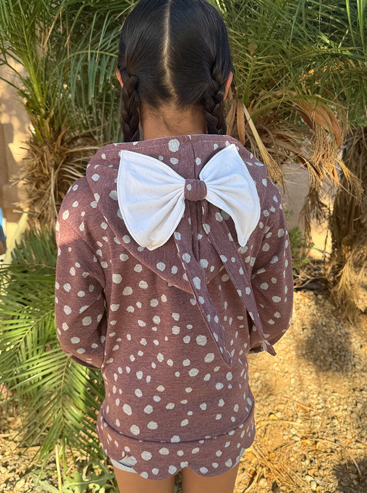Daisy's Scalloped Hoodie for Kids