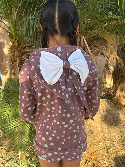 Daisy's Scalloped Hoodie for Kids