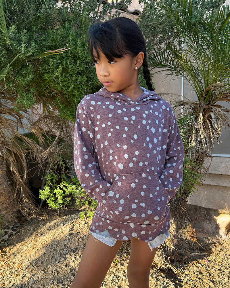 Daisy's Scalloped Hoodie for Kids