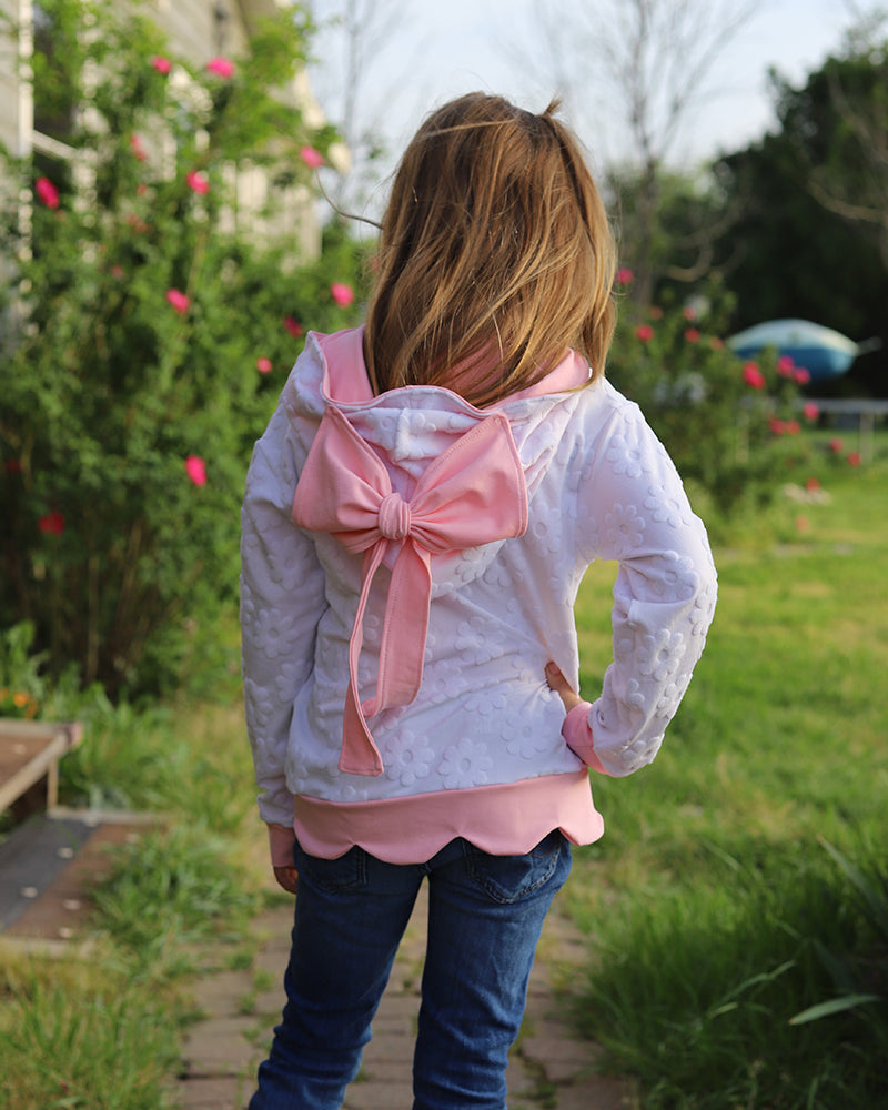 Daisy's Scalloped Hoodie for Kids