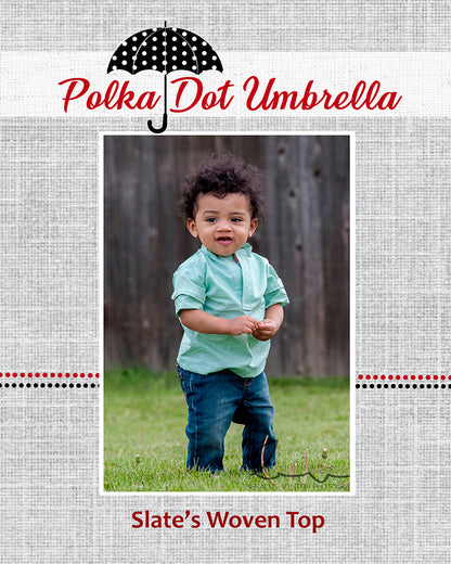 Slate's Woven Top for Babies