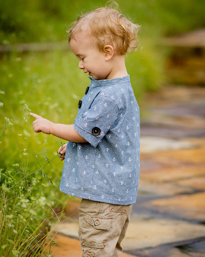 Slate's Woven Top for Babies