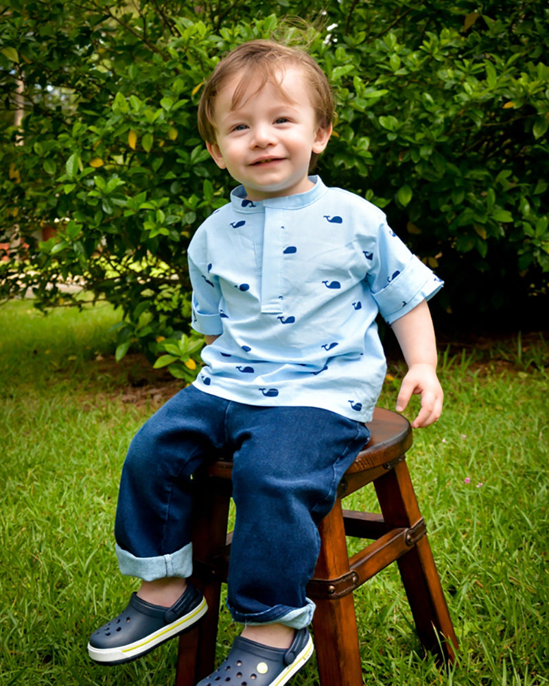 Slate's Woven Top for Babies