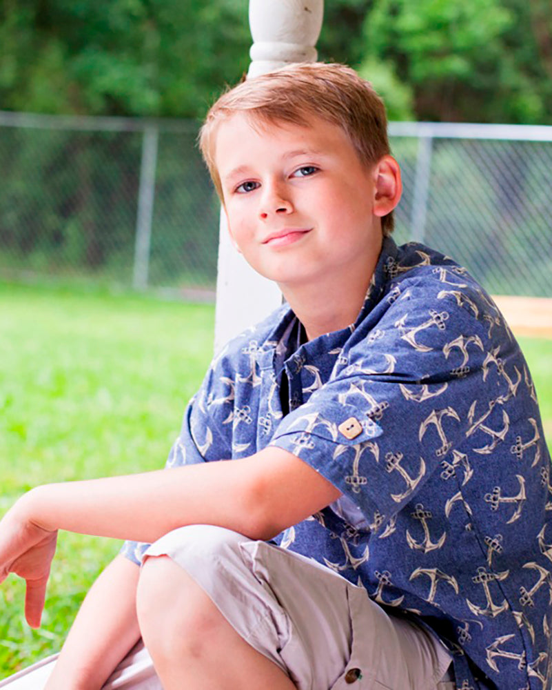Slate's Woven Top for Kids