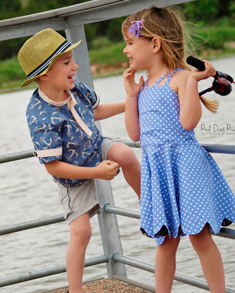 Slate's Woven Top for Kids
