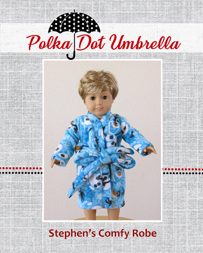 Stephen's Comfy Robe for Dolls