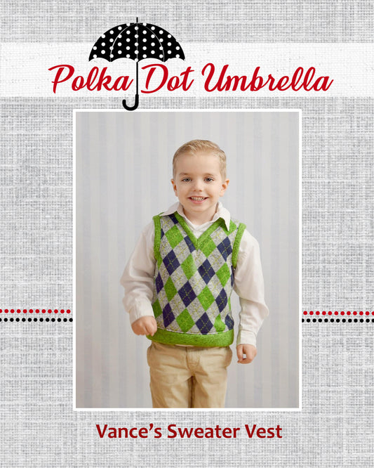 Vance's Sweater Vest for Kids