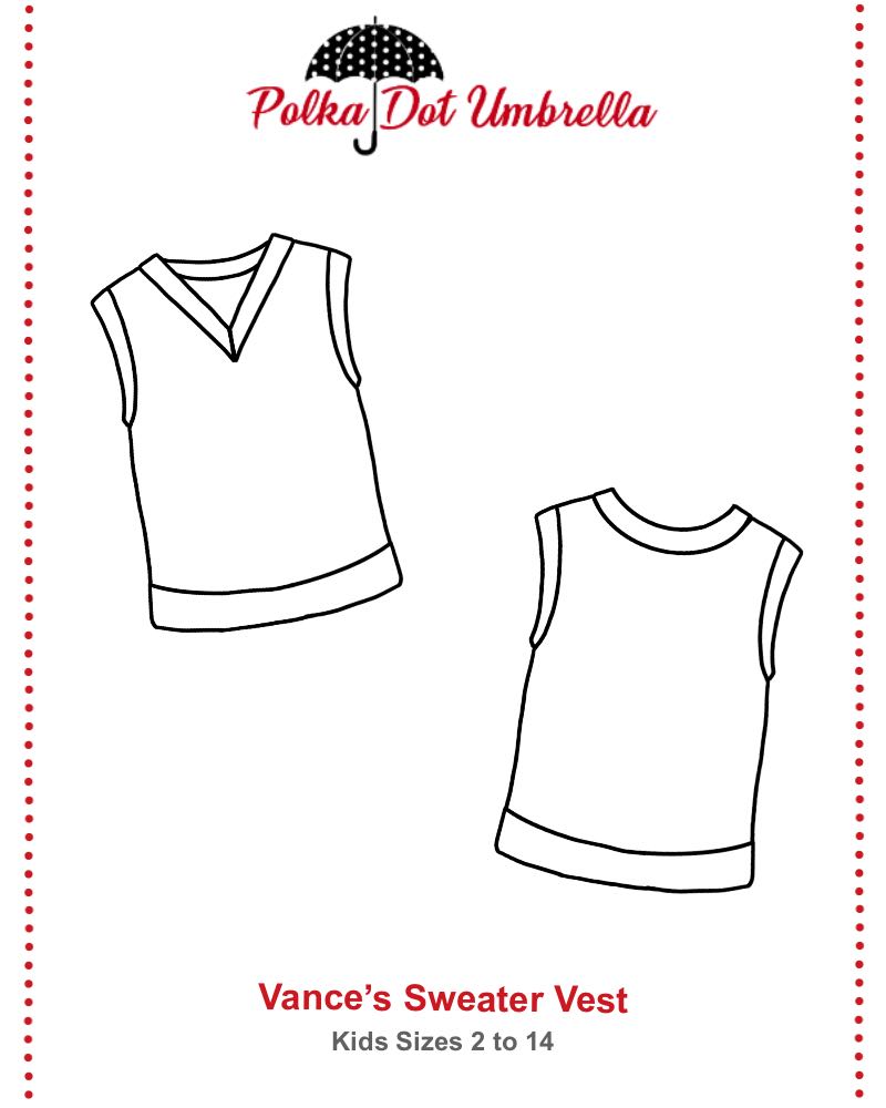 Vance's Sweater Vest for Kids