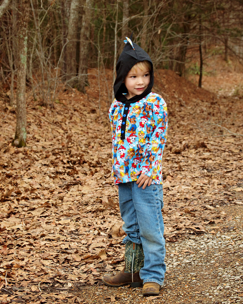 Aaron's Hooded Woven Shirt for Kids