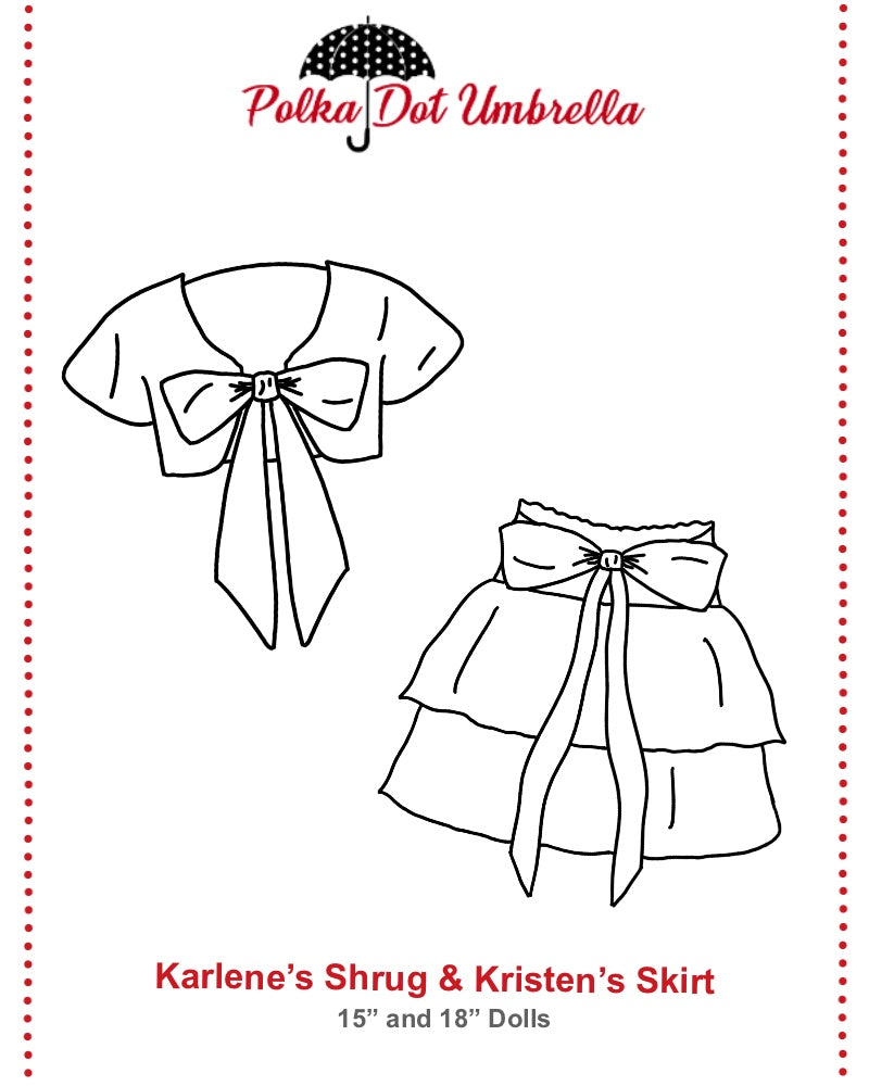 Karlene's Shrug & Kristen's Skirt for Dolls