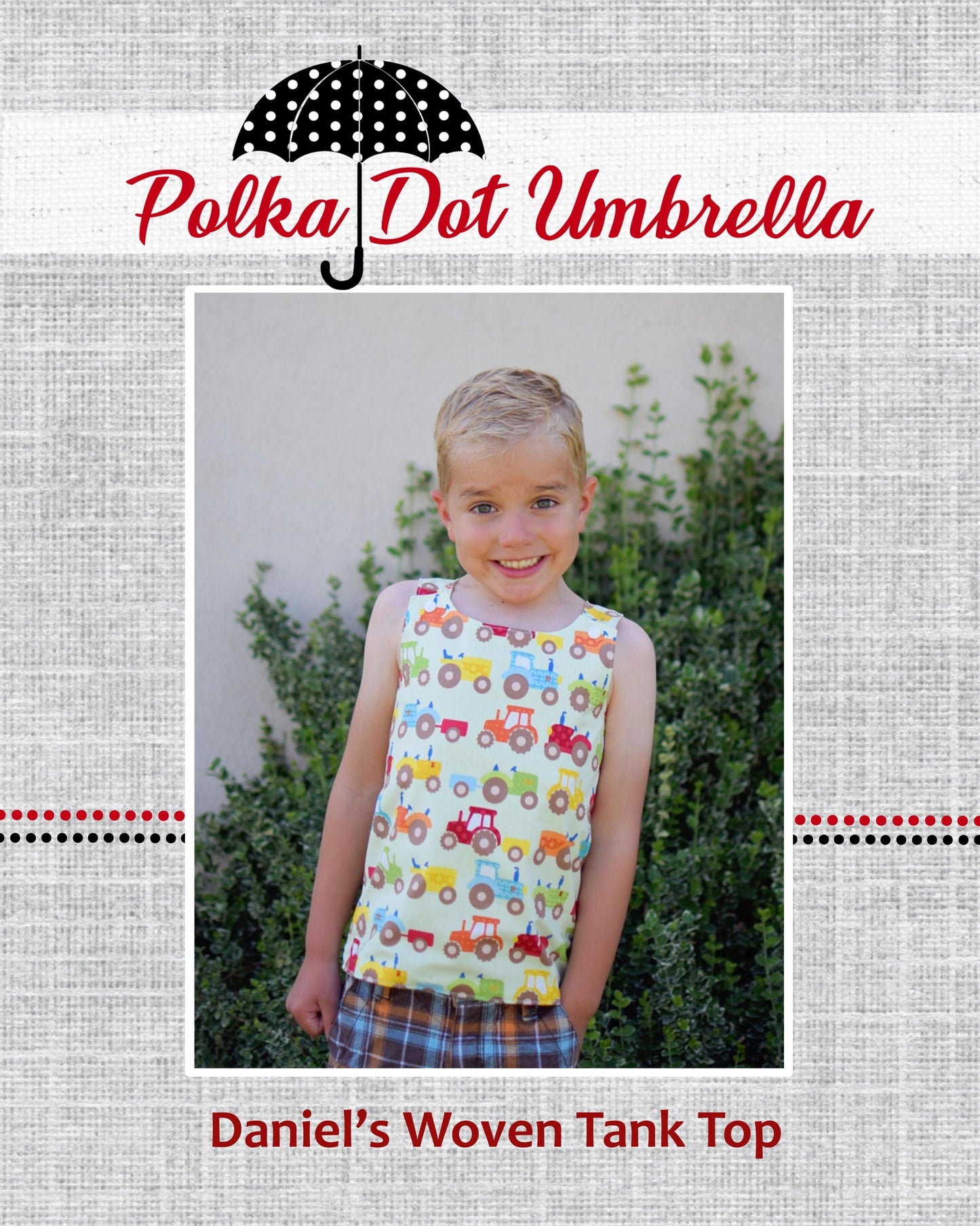 Daniel's Reversible Woven Tank Top for Kids