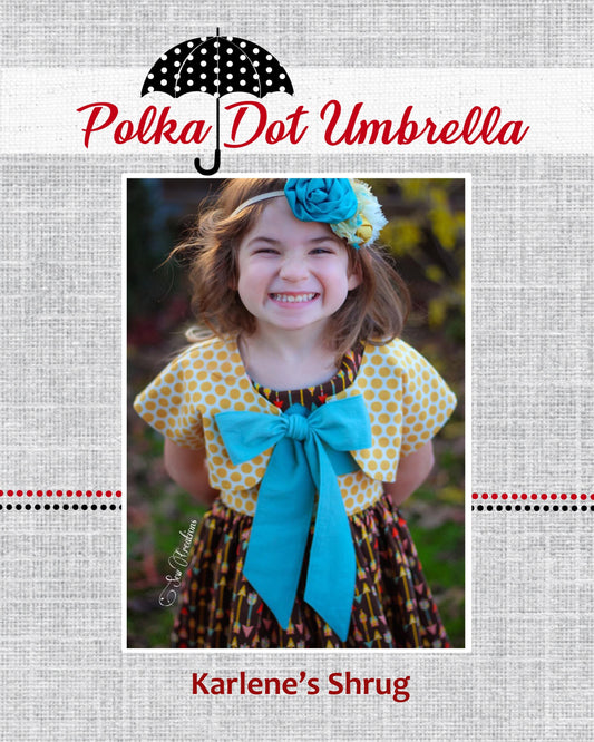 Karlene's Bow, Button, or Simple Shrug for Kids