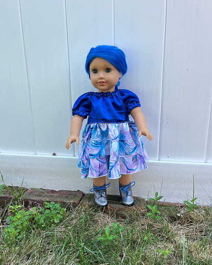 Paige's Tiered Peasant Dress for Dolls