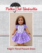 Paige's Tiered Peasant Dress for Dolls