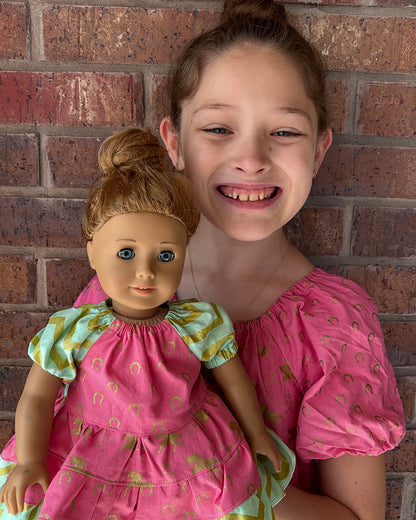 Paige's Tiered Peasant Dress for Dolls