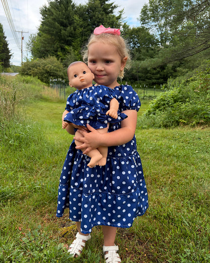 Paige's Tiered Peasant Dress for Dolls