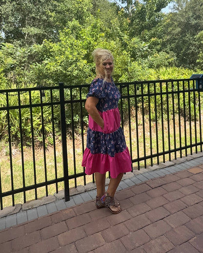 Paige's Tiered Peasant Dress for Adults