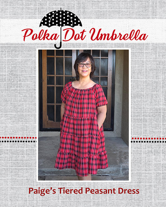 Paige's Tiered Peasant Dress for Adults