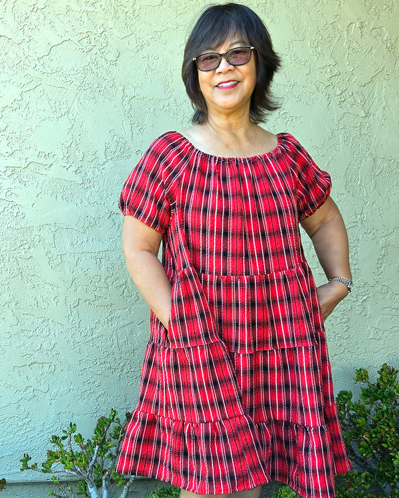 Paige's Tiered Peasant Dress for Adults