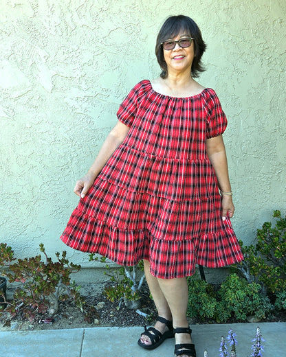 Paige's Tiered Peasant Dress for Adults