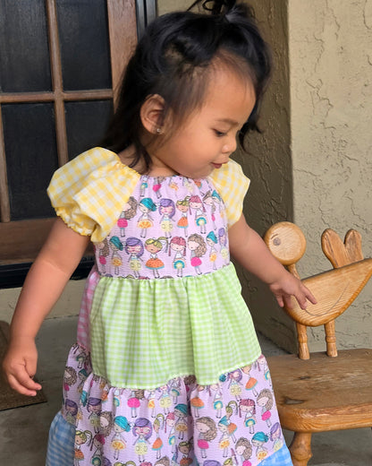 Paige's Tiered Peasant Dress for Babies