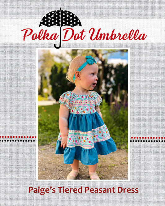Paige's Tiered Peasant Dress for Babies