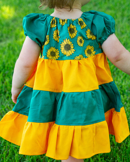 Paige's Tiered Peasant Dress for Babies