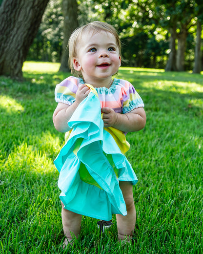 Paige's Tiered Peasant Dress for Babies