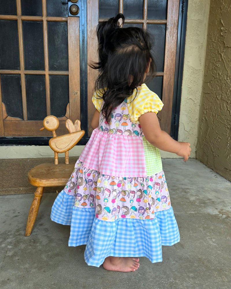 Paige's Tiered Peasant Dress for Babies
