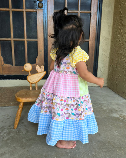 Paige's Tiered Peasant Dress for Babies