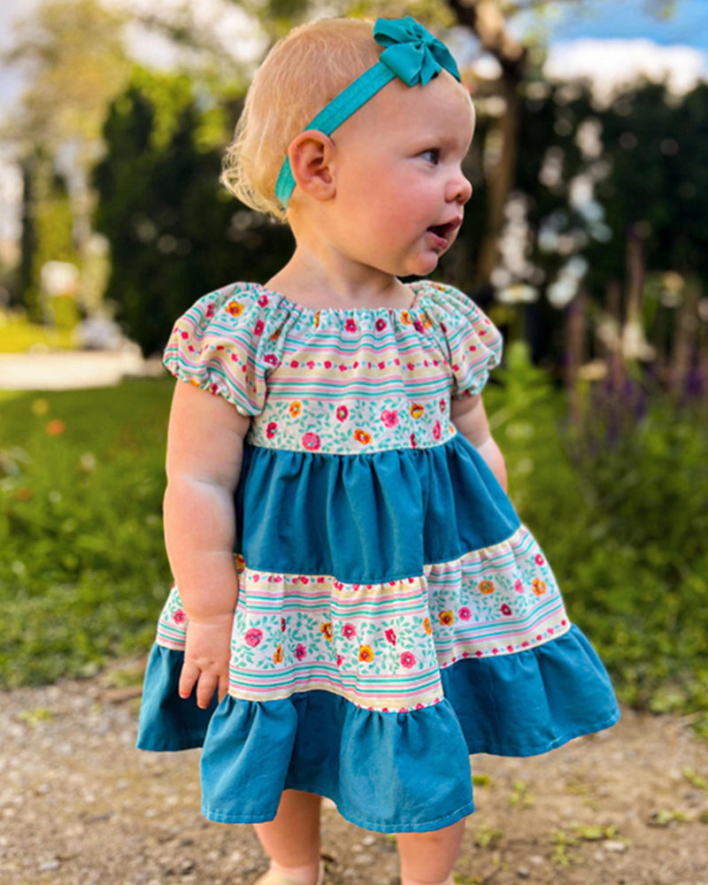 Paige's Tiered Peasant Dress for Babies