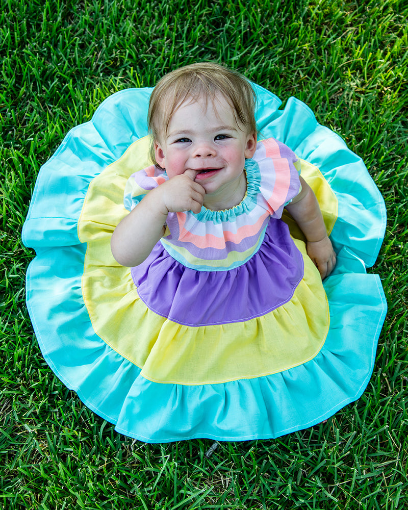Paige's Tiered Peasant Dress for Babies