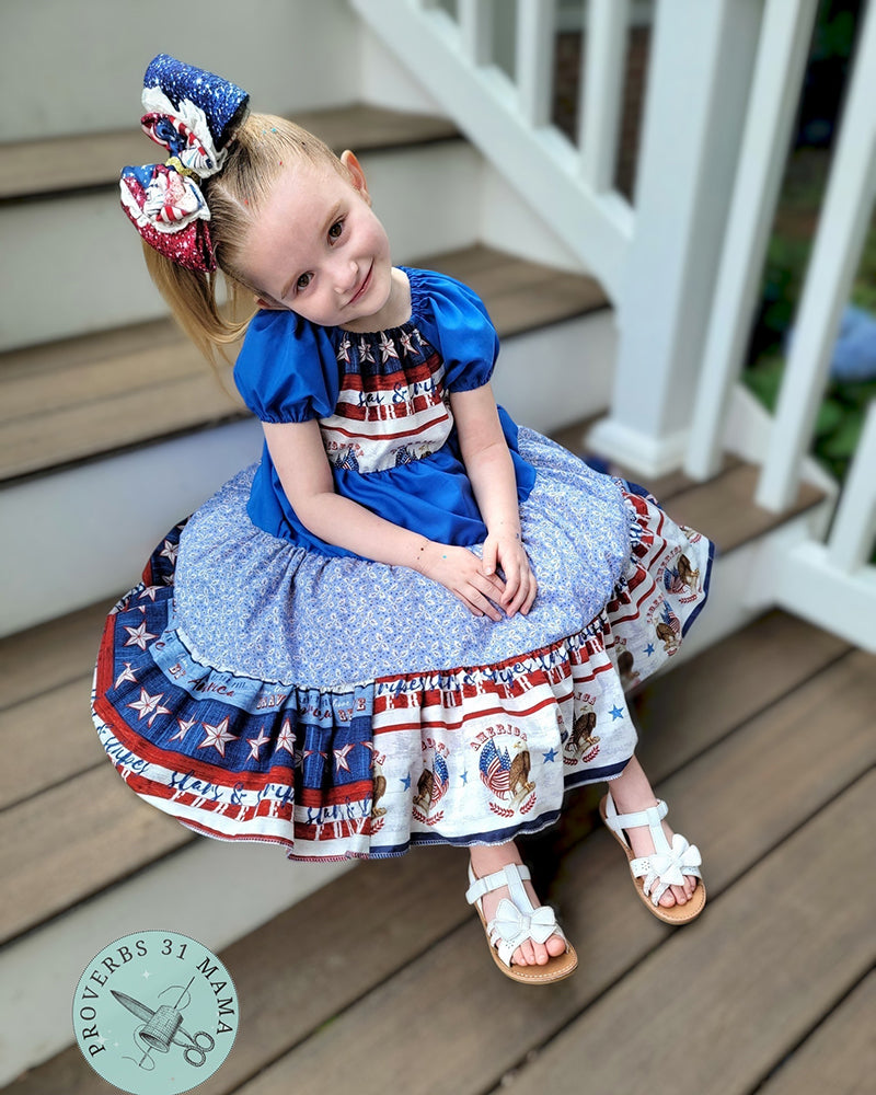 Paige's Tiered Peasant Dress for Kids