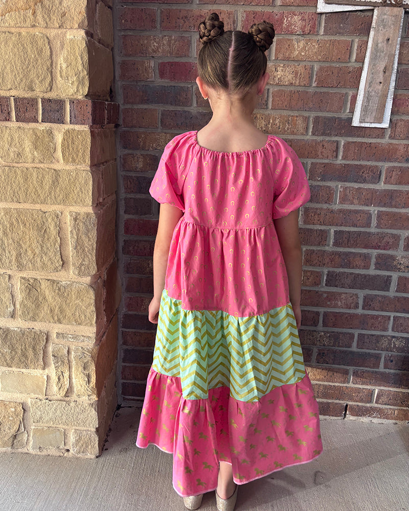 Paige's Tiered Peasant Dress for Kids
